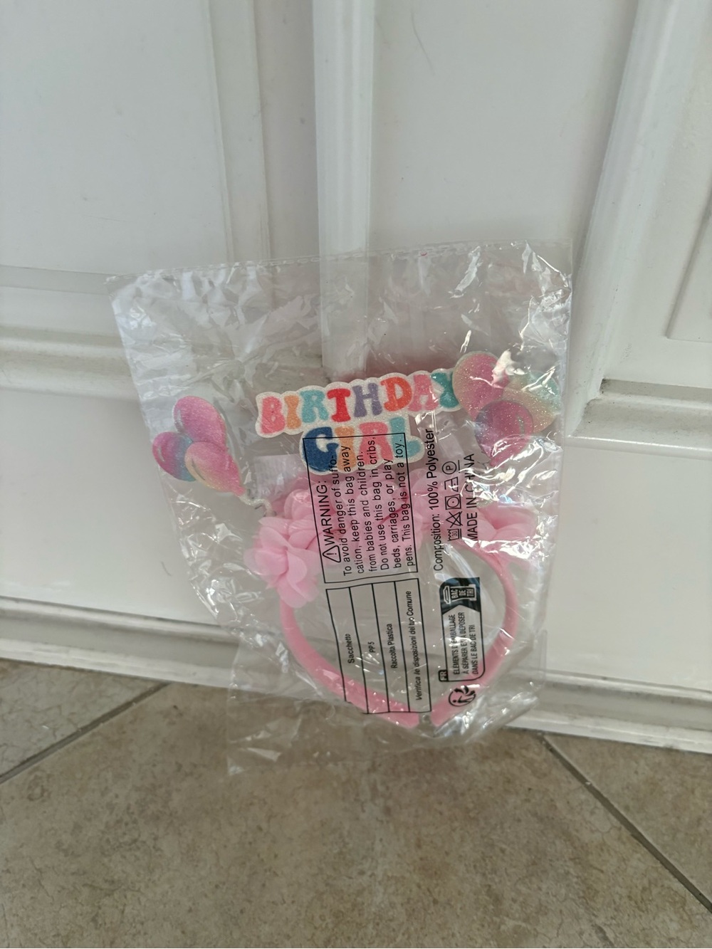 Birthday Women Floral Headband.